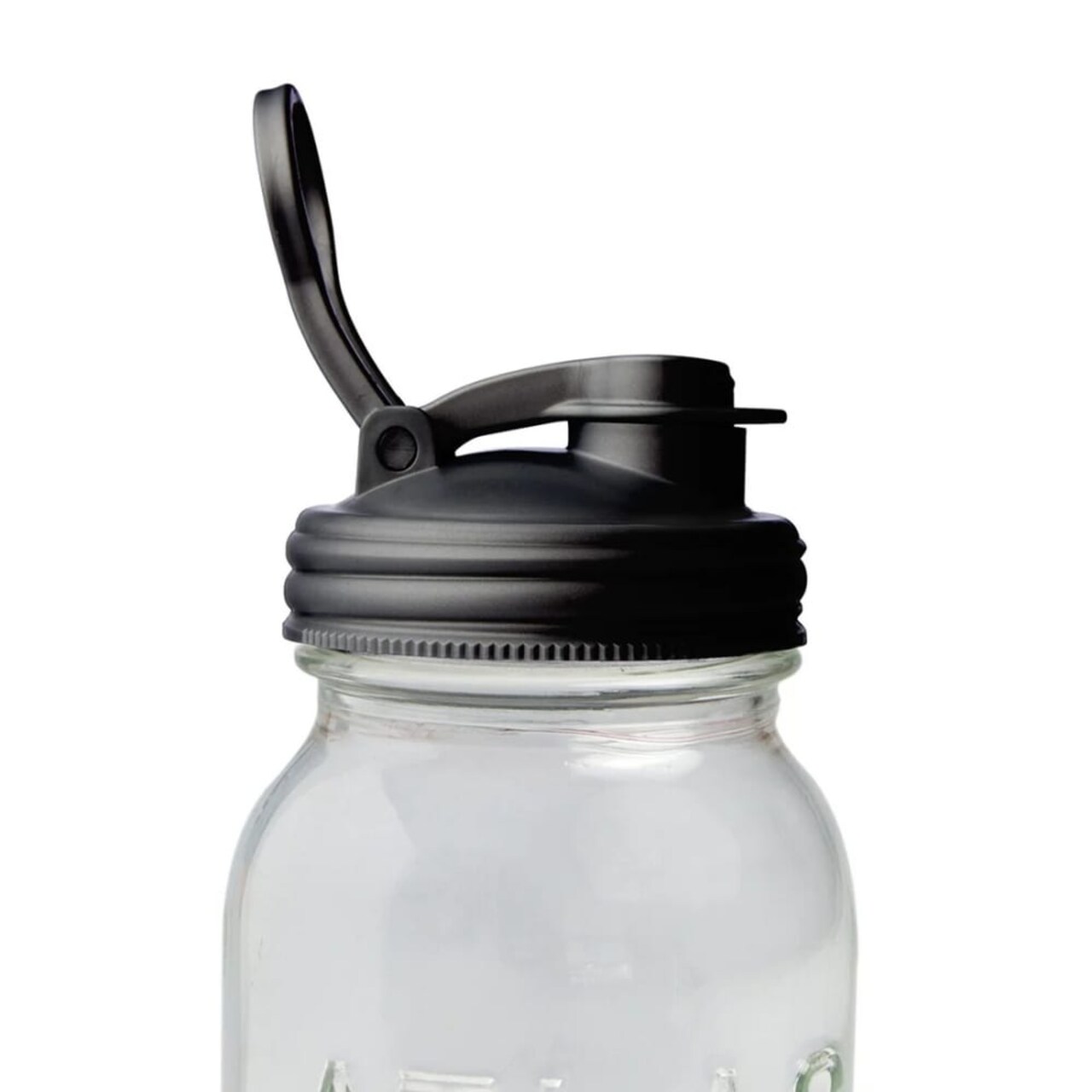 reCAP Mason Jar Pour Lid with Foldout Carry Loop, Regular Mouth with Leak-Proof Seal, USA Made